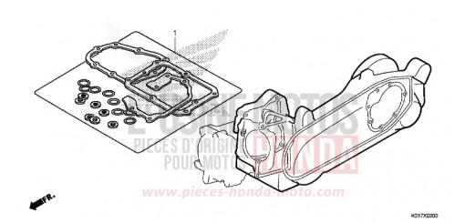 GASKET KIT B SH150D de 2013